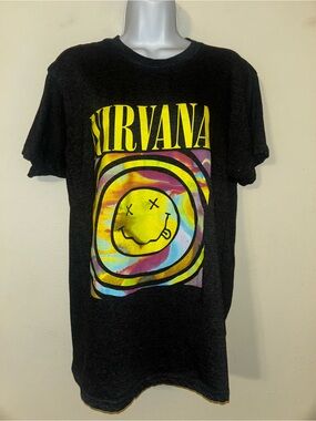 NIRVANA Smiley Face T-Shirt
